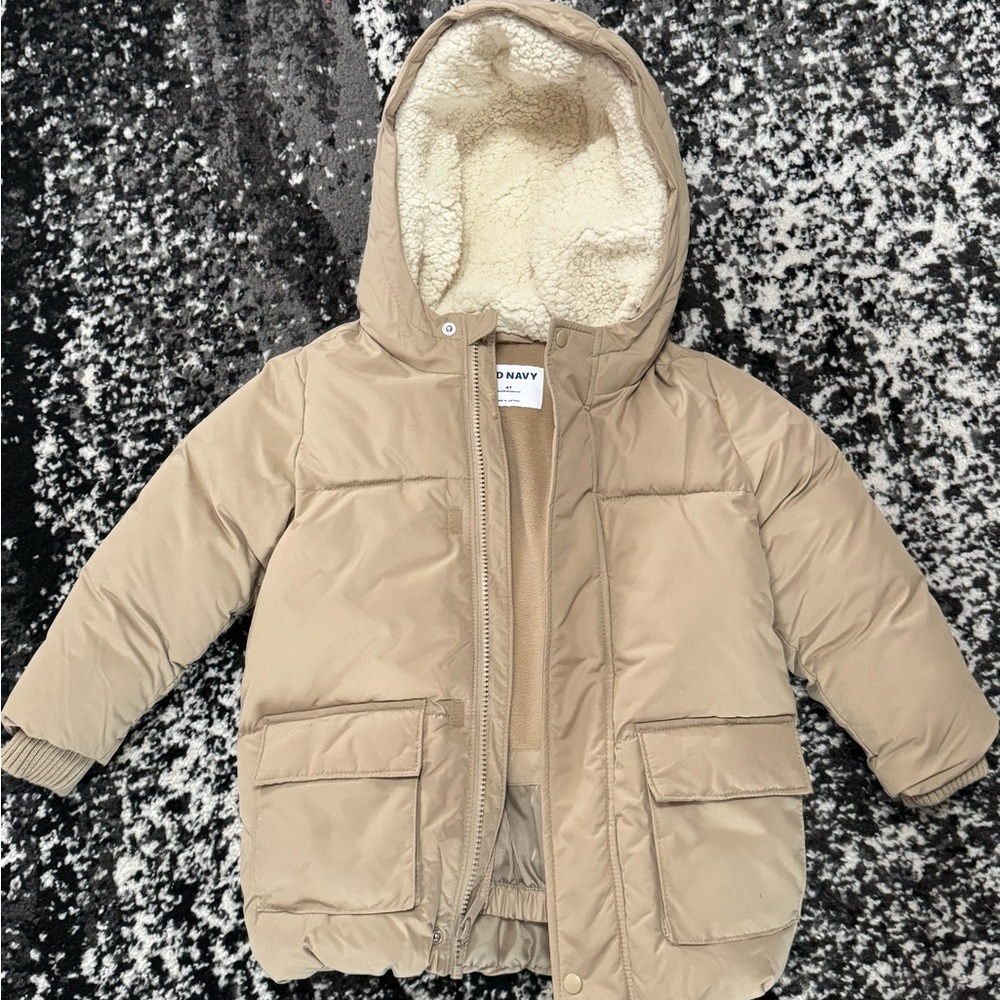 Toddler Girl Sherpa Coat